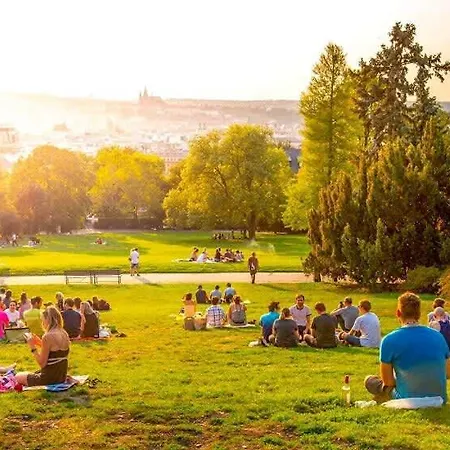 Charming By Museum And Wenceslas Square Prague